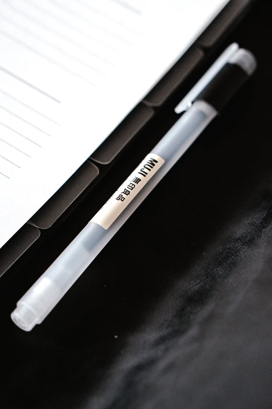MUJI 0.5MM Gel Ink Pen in Black