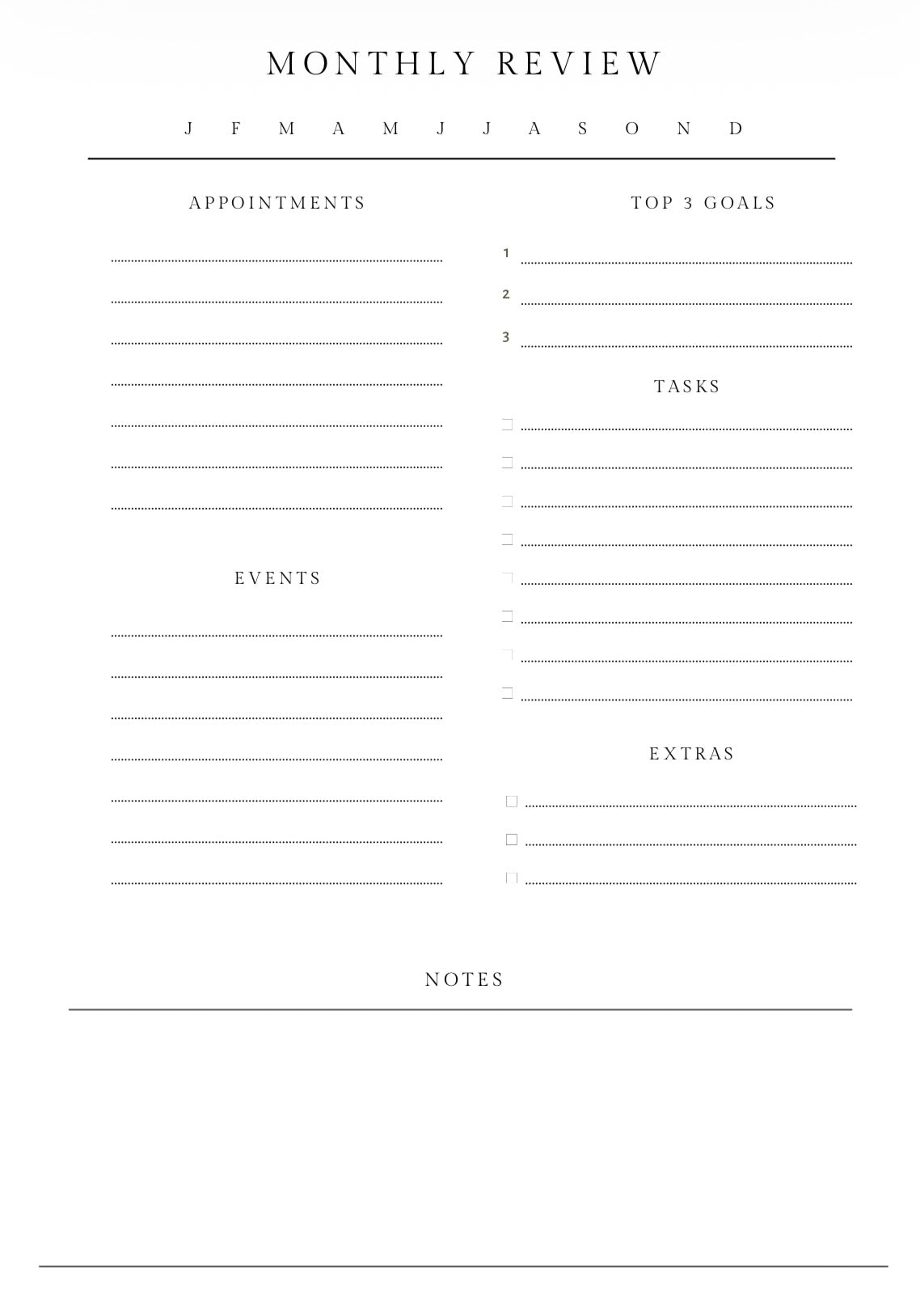 2027 Calendar Refills